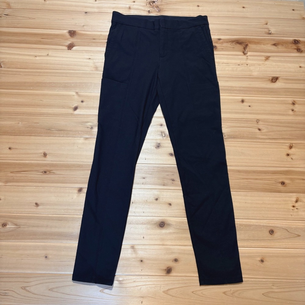 Athleta Pants Womens 4 Black Wander Stash Skinny Mid Rise Hiking Pants